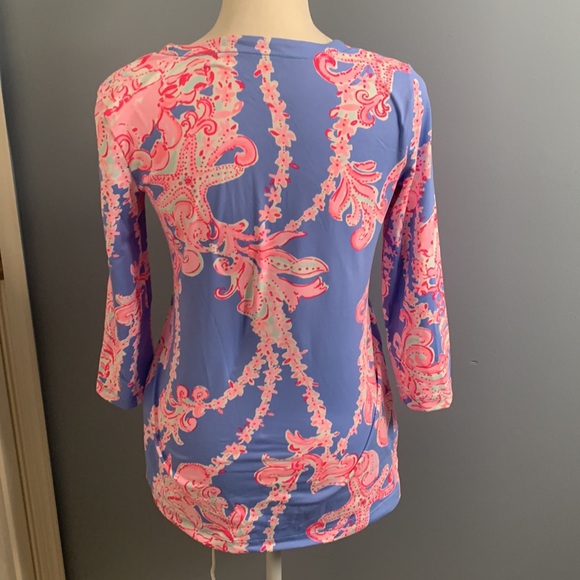 NWT Lilly Pulitzer UPF 50+ Karina Tunic XXS - Picture 6 of 7